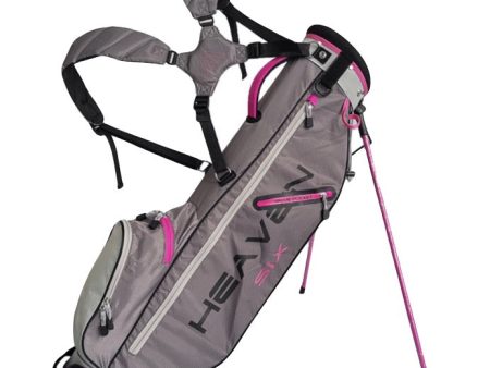 BIG MAX Heaven SIX stand bag - Charcoal Black Fuchsia Online Sale