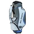 Ben Sayers DLX Tour Bag - White Grey Blue Cheap