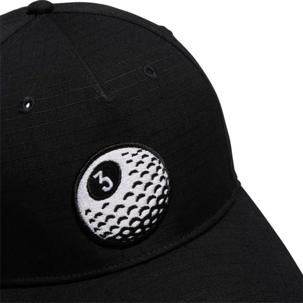 adidas Baller Golf Cap - Black Discount