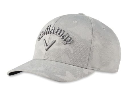 Callaway Camo Snapback Adjustable Cap - Grey For Cheap