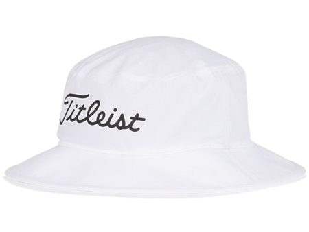 Titleist Breezer Bucket Hat - White Black Online Hot Sale