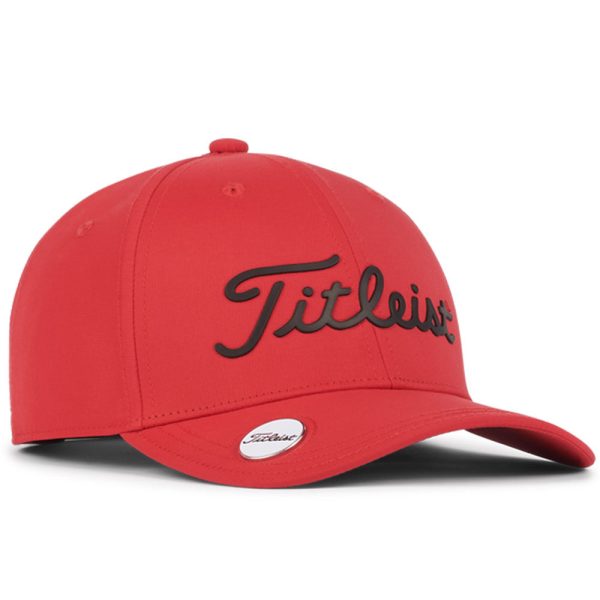 Titleist Junior Players Performance Ball Marker Cap - Red Black Sale