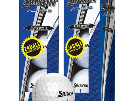 Srixon AD333 Double Dozen 24 Ball Super Pack - White Online Sale