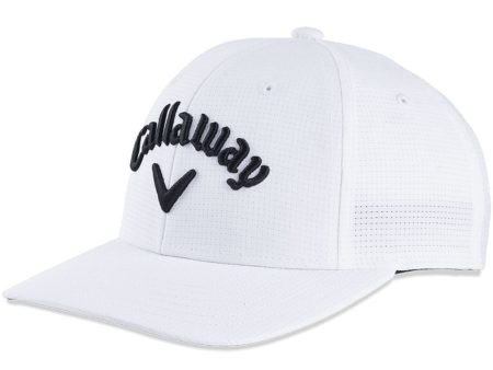 Callaway Junior Tour Cap - White Black Online Hot Sale