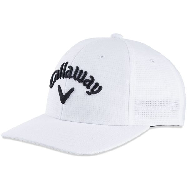 Callaway Junior Tour Cap - White Black Online Hot Sale