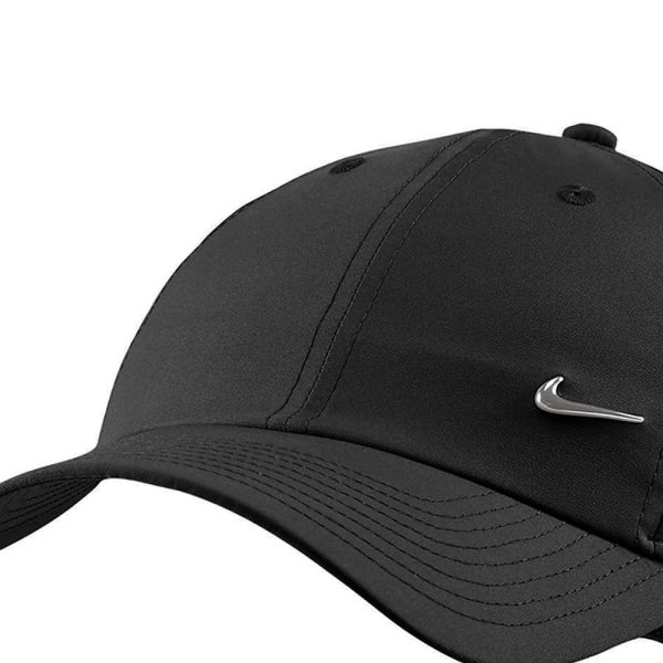 Nike Heritage 86 Cap - Black Metallic Silver For Cheap