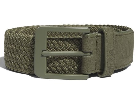 adidas Braid Stretch Belt - Olive Strata Online