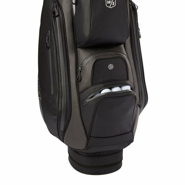 Wilson iLock Rain Cart Bag - Black Silver Supply