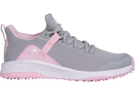 Puma Junior Fusion EVO Spikeless Shoes - High Rise Pink Lady Online