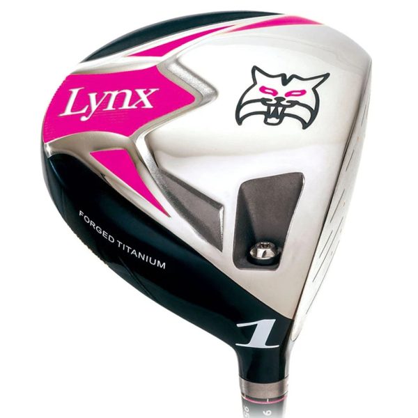 Lynx Ladies 11-Piece Premium Crystal Golf Package Set - White Dark Brown Pink Fashion