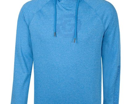 Galvin Green Desmond Insula Hoodie - Blue Melange For Sale