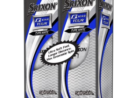 Srixon Q Star Tour Golf Balls - White - 6 Pack Cheap