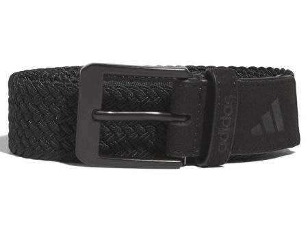 adidas Braid Stretch Belt - Black Cheap