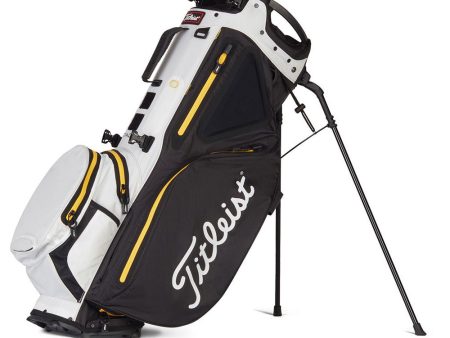 Titleist Hybrid 14 StaDry Stand Bag - Black White Canary Hot on Sale