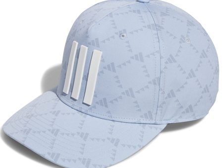 adidas Tour 3 Stripe Print Cap - Wonder Blue Fashion