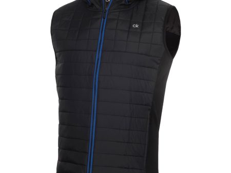 Calvin Klein Vardon Hybrid Gilet - Black Nautical Blue Hot on Sale