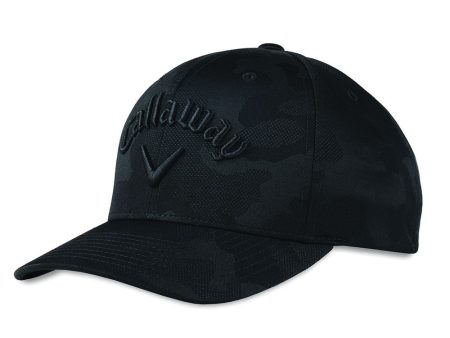 Callaway Camo Snapback Adjustable Cap - Black Online Hot Sale