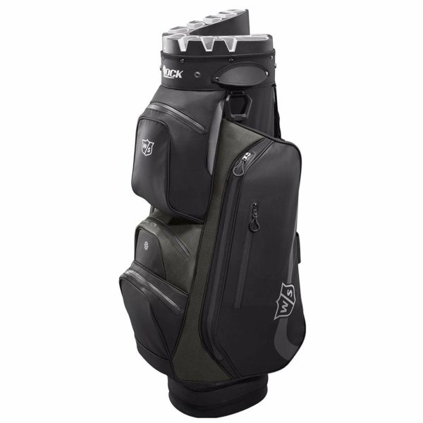 Wilson iLock Rain Cart Bag - Black Silver Supply