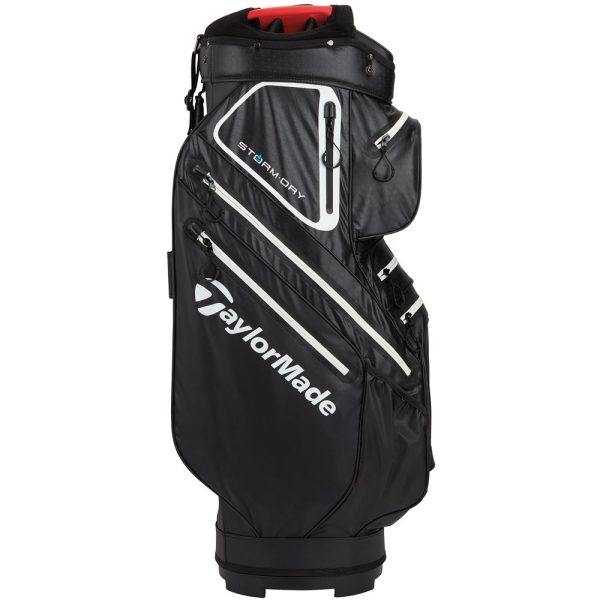 TaylorMade StormDry Cart Bag - Black White Red For Sale