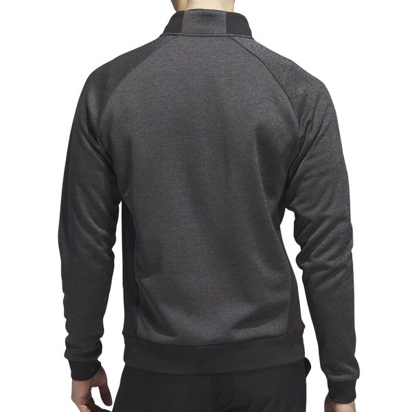 adidas DWR 1 4 Zip Pullover - Black Grey Six Cheap