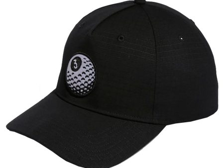 adidas Baller Golf Cap - Black Discount