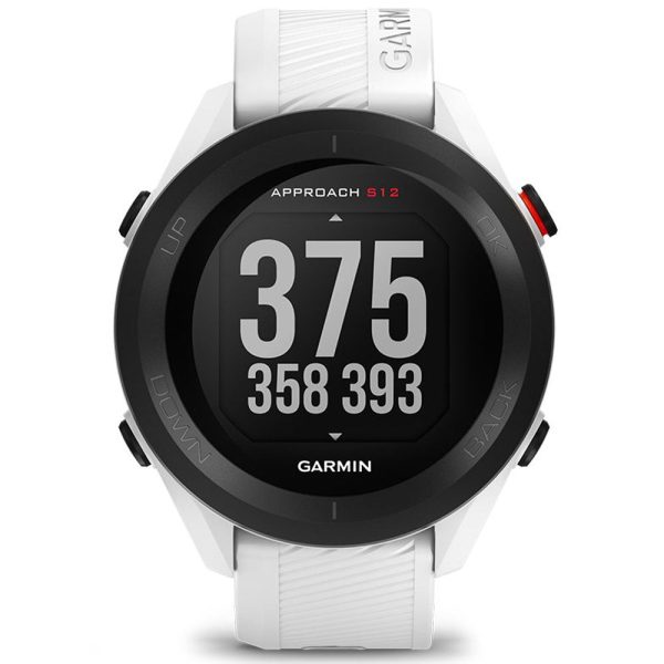 Garmin Approach S12 Golf GPS Watch - White Online