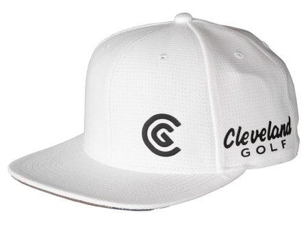 Cleveland CG Flatbill Camo Cap - White Fashion