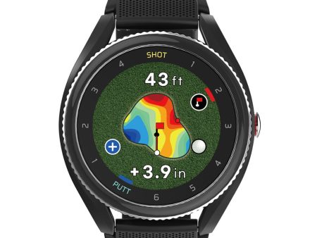 Voice Caddie T9 Golf GPS Rangefinder Watch - Black Online now