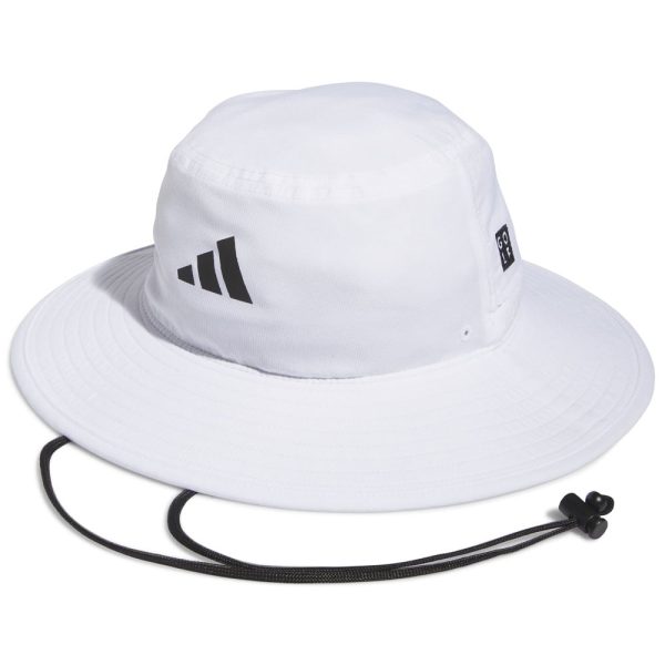 adidas Wide Brim Hat - White Cheap