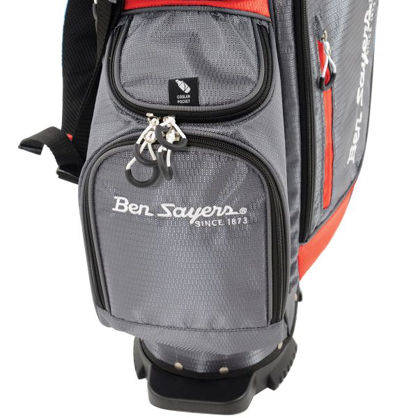 Ben Sayers XF Lite Stand Bag - Grey Red Online Hot Sale