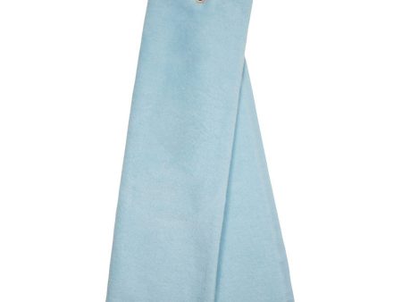 Masters Tri-Fold Velour Towel - Blue Online Sale