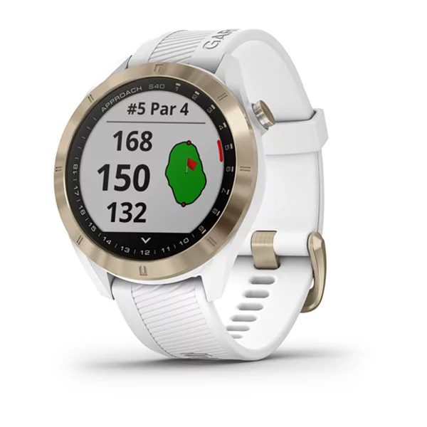 Garmin Approach S40 GPS Watch - White Gold Online Hot Sale