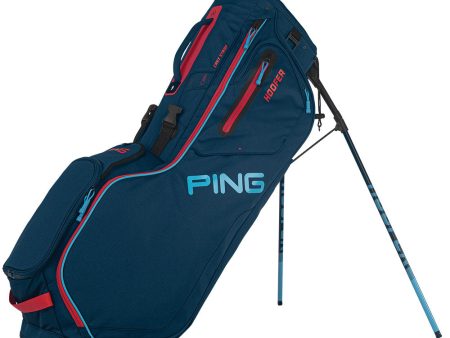 Ping Hoofer Stand Bag  - Navy Bright Blue Red Sale