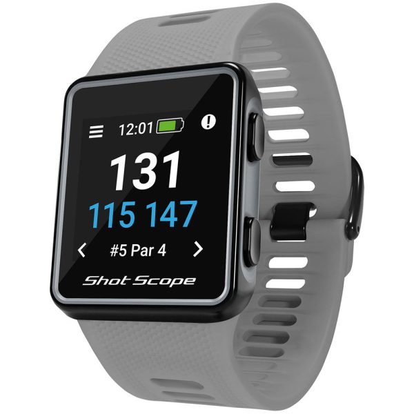 Shot Scope V3 GPS Golf Watch & Performance Tracker - Grey on Sale