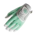 Wilson Ladies Fit All Golf Glove - Mint White For Cheap