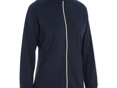 ProQuip Ladies Kristy Full Zip Pullover - Navy Cheap