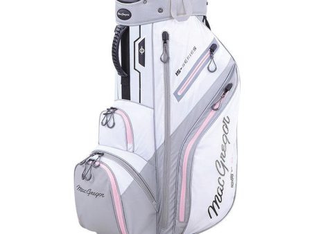 MacGregor Ladies 15-Series Water Resistant 10  Cart Bag - White Orchid Discount