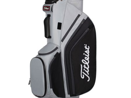 Titleist Cart 14 Lightweight Cart Bag - Grey Black Charcoal Fashion