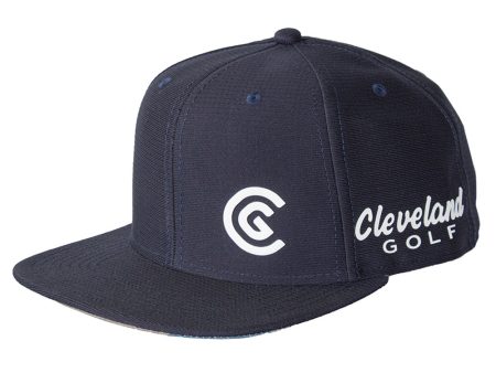 Cleveland CG Flatbill Camo Cap - Navy For Discount