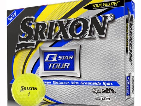 Srixon Q Star Tour Golf Balls Yellow - 12 Pack Online Hot Sale