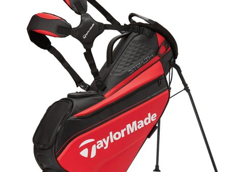 TaylorMade Stealth Tour Stand Bag - Black Red Online Sale