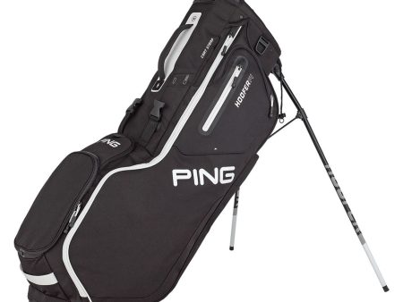 Ping Hoofer Stand Bag - Black White For Discount