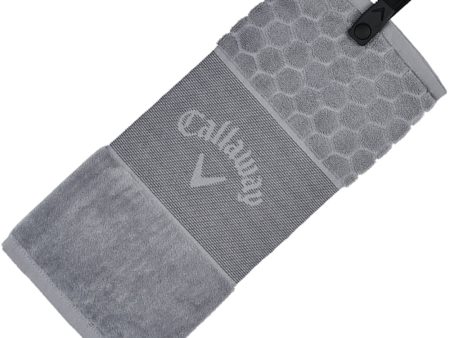 Callaway Trifold Towel - Silver For Cheap