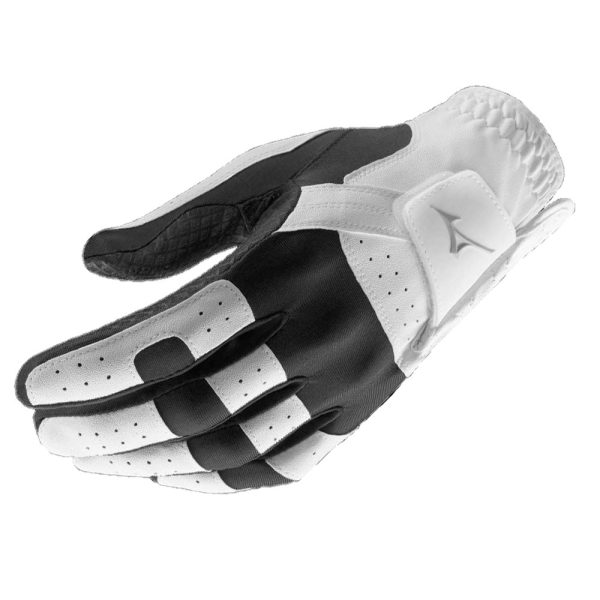 Mizuno Stretch Glove - White Black Supply