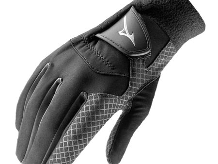 Mizuno Ladies Thermagrip Golf Gloves (Pair) - Black on Sale