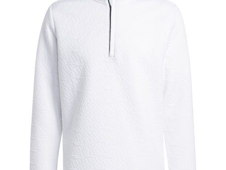 adidas DWR 1 4 Zip Pullover - White For Cheap