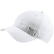 Nike Heritage 86 Cap  - White Metallic Silver Online